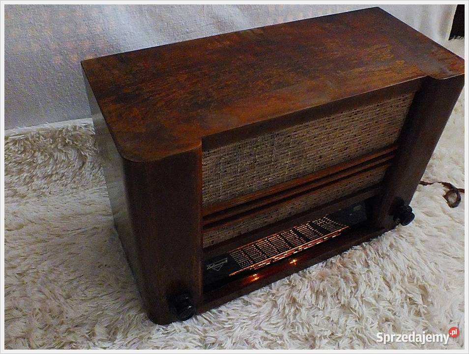 Stare radio lampowe OLYMPIA Sachenwerk 502W z Żary
