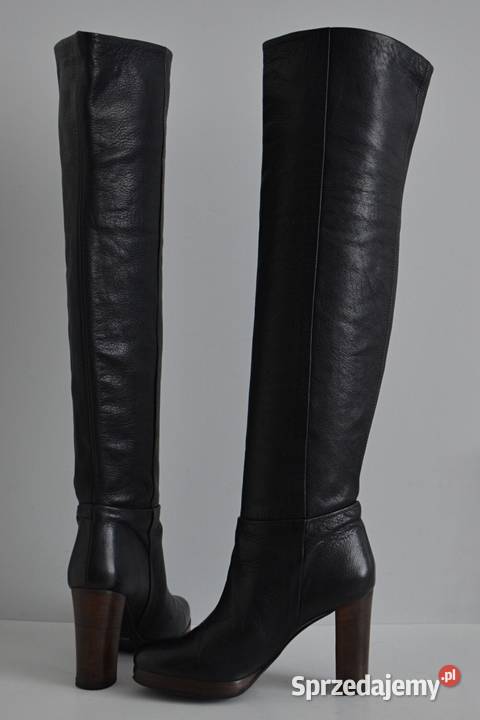 Wysokie kozaki Minelli pod kolano na wygodnym Białystok sprzedam