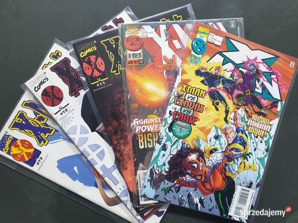 XMan zestaw 5 oryginalnych komiksów Marvel USA Superbohaterowie