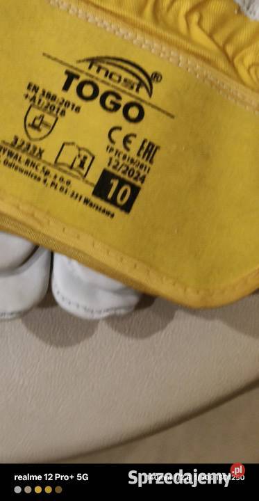 Solidny zestaw 5 par rękawic roboczych TOGO Ostrów Mazowiecka