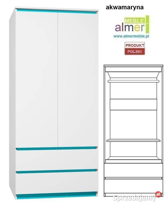 szafa młodzieżowa CITY C12 90x55 w200 Wałcz