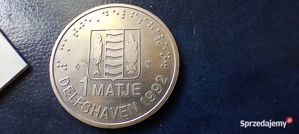Stare monety 1 Matje 1992 Holandia Kolekcje Lesko
