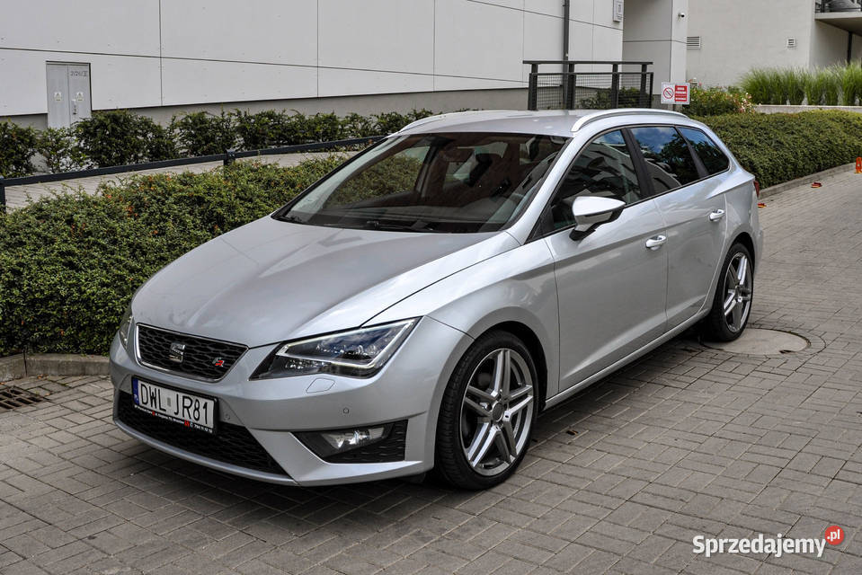 Seat Leon 20TDI Salon 2014 r 1968cm3 dolnośląskie Wrocław