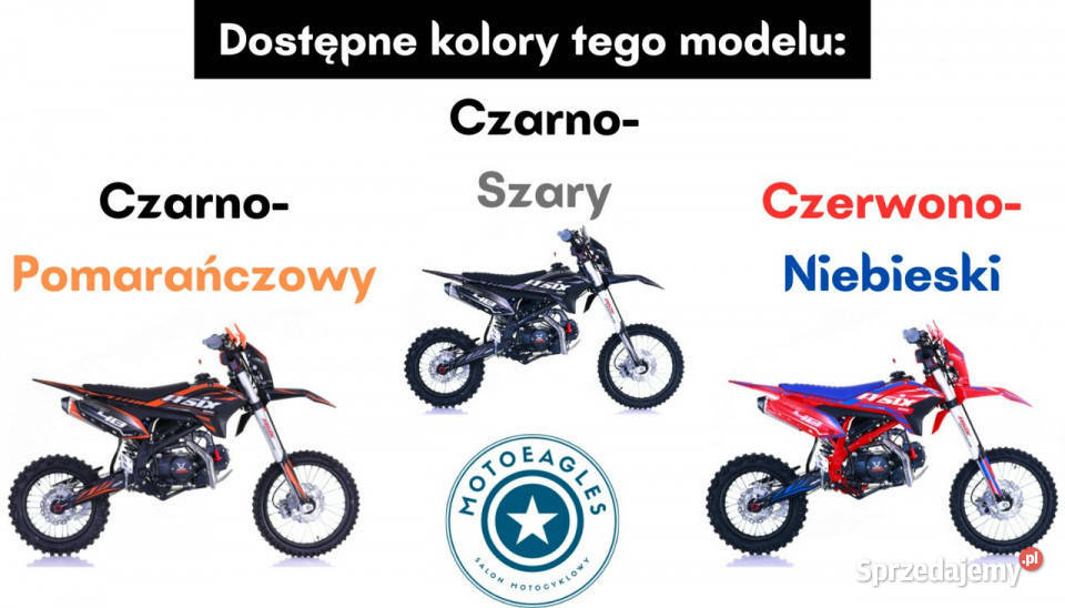 ASIX Inny Cross Asix XB48 125 Transport Raty Motocykle, skutery, quady