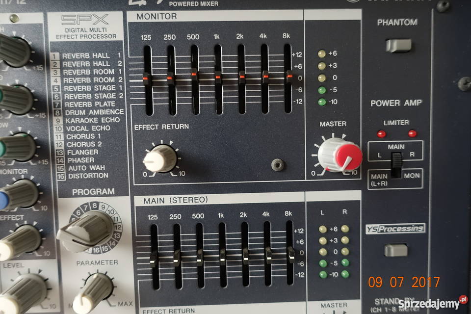 Sprzedam Yamaha EMX 212s powermikser 2 razy 200W Warszawa sprzedam