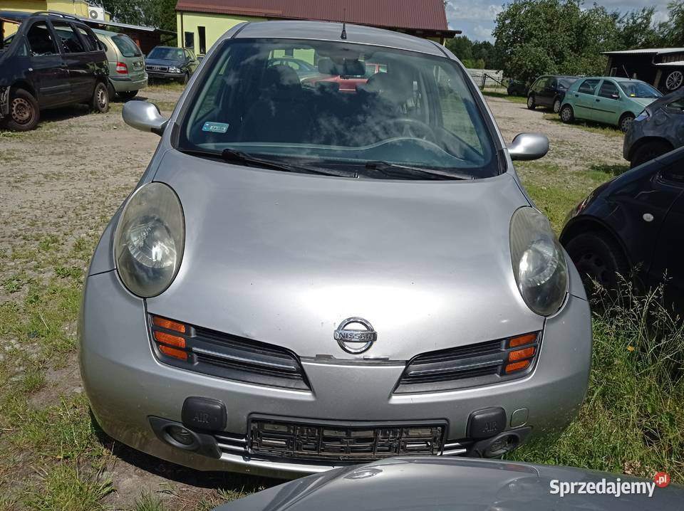 Nissan Micra 14 65 kW 2003 r dawca części Szklarka Myślniewska sprzedam