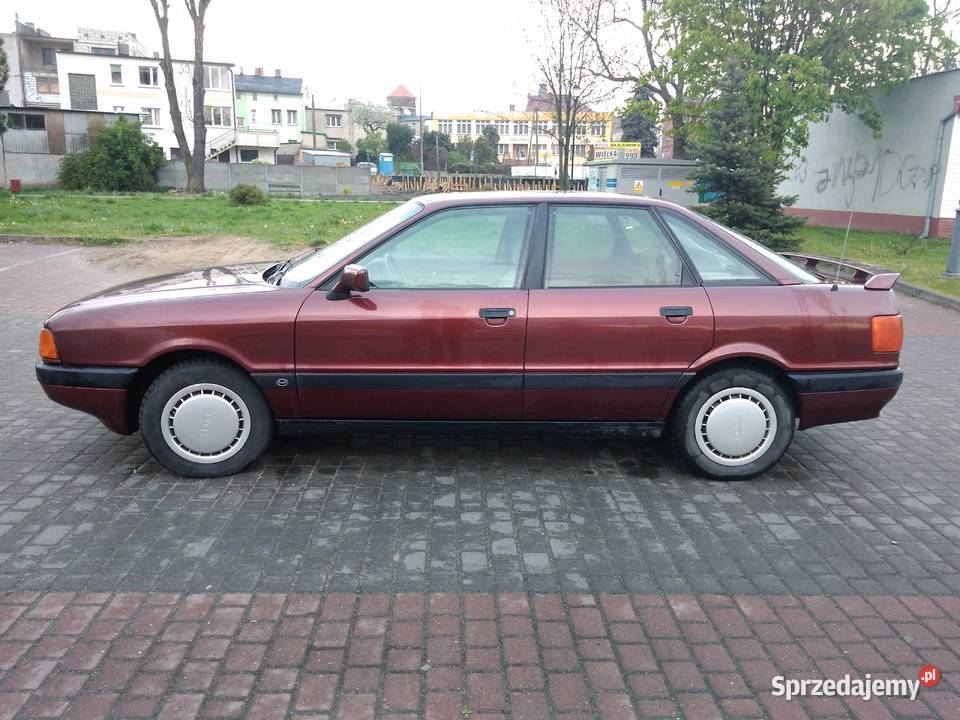 Audi 80 zadbane z pięknym kremowym wnętrzem 90KM Samochody osobowe mazowieckie Warszawa