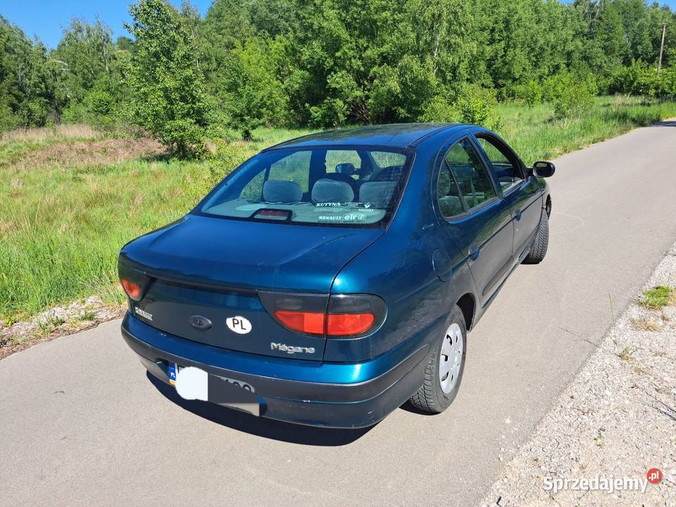 Sprzedam Renault megane 14 benzyna 1999r sedan manualna mazowieckie Żyrardów