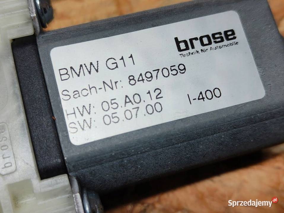 Silniczek Szyby Drzwi Lewy Przód BMW 7 G11 G12 osobowe Pleszew