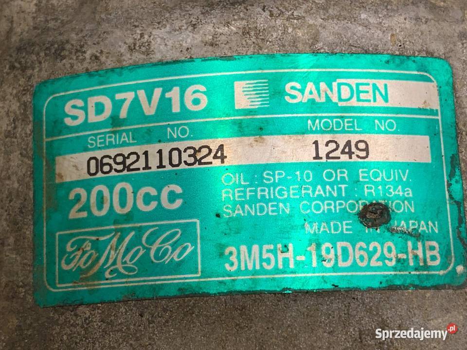 SPRĘŻARKA KLIMATYZACJI VOLVO V50 3M5H19D629HB 20 osobowe Kompresory klimatyzacji sprzedam