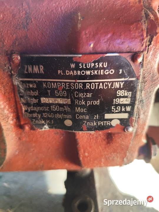 Kompresor T509 Jordanów sprzedam