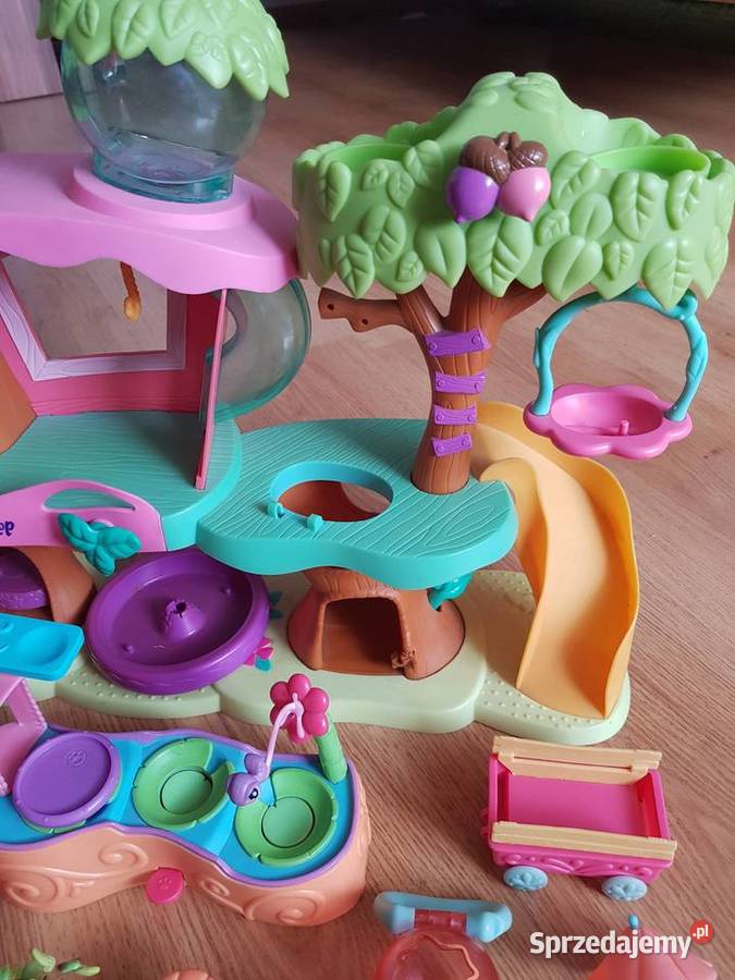 Littlest pet shop domek drzewo duży lps Rożki