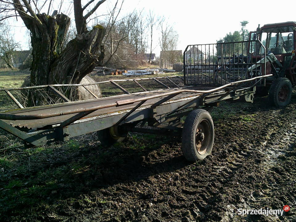 przyczepa do balotów siana możliwy transport