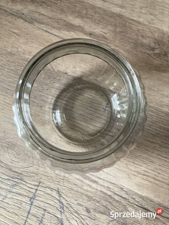 Słoik pojemnik szklany z przykrywką Warszawa