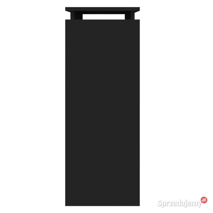 Stolik konsolowy czarna 80x30x80 materiał Stoły Warszawa