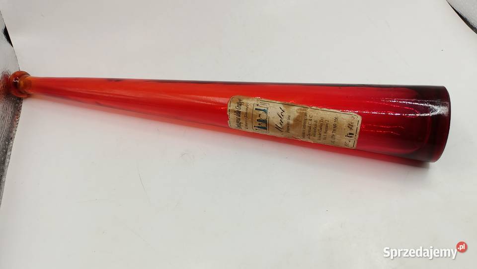 Wazon butelka dekoracyjna szkło vintage Zamość sprzedam