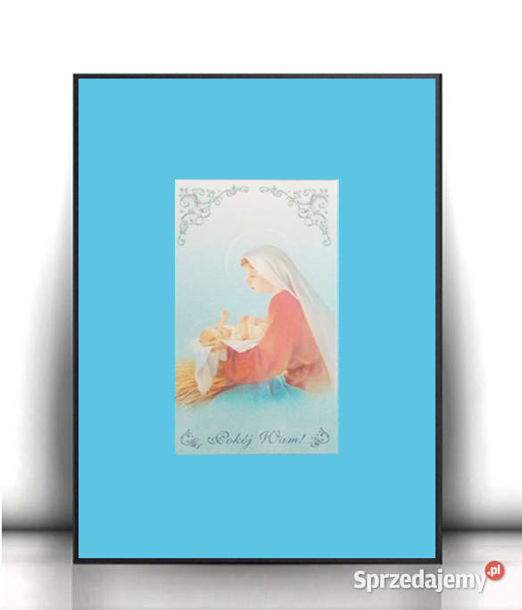 święty obrazek z Matką Boską religijny plakat z Bydgoszcz