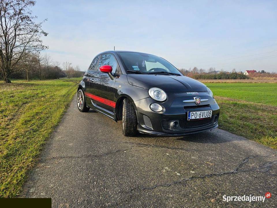Abarth 500 14 Benzyna 145 2014r doinwestowany wielkopolskie Poznań