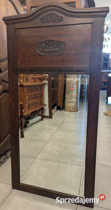 ładne dębowe lustro secesyjnesklep Dąbrowa Dąbrowa Górnicza