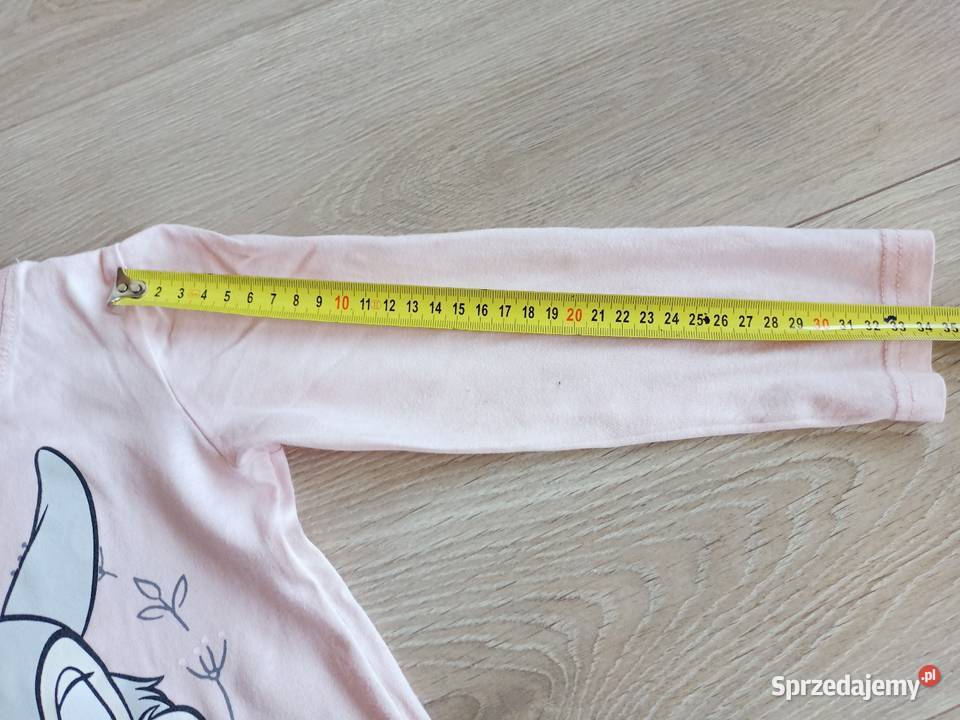 Bluzka koszulka dziewczęca na długi rękaw różowa Płock