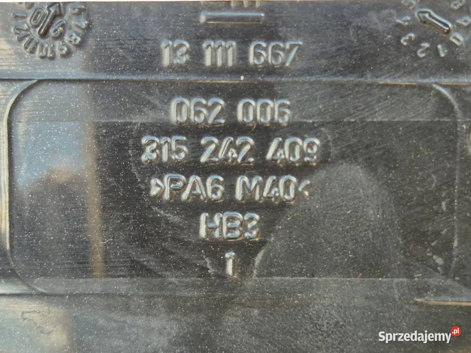 KLAPKA WLEWU PALIWA OPEL ASTRA III 3 H GTC Z204 Działoszyce sprzedam