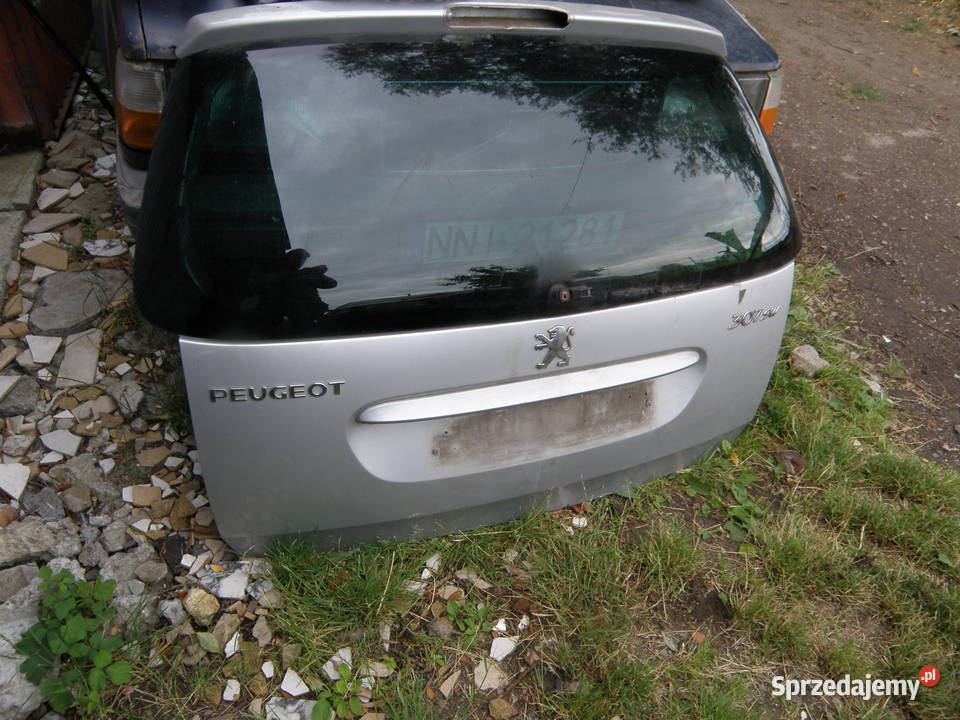 Klapa tylna tył szyba Peugeot 307 kombi SW osobowe Kraków