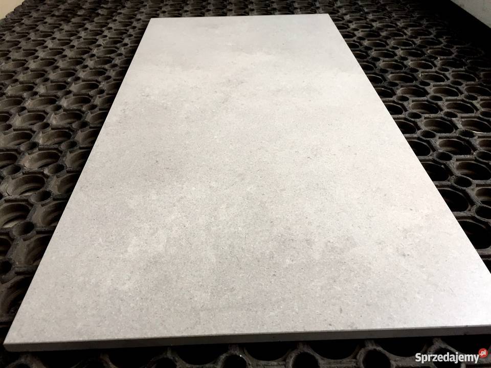 Szara PŁYTA BETONOWA 120x60 GRUBY gres półmatowy