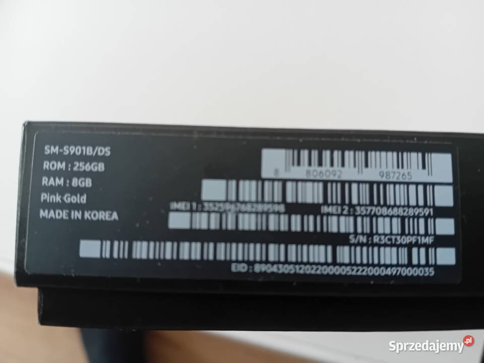 Samsung galaxy s22 8256GB Gold możliwa zamiana Radymno
