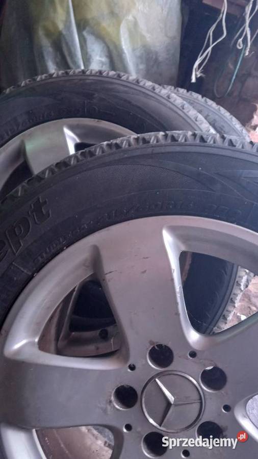 Opony z felgami 16 Mercedes E Klasa Samochodowe dolnośląskie Złotoryja