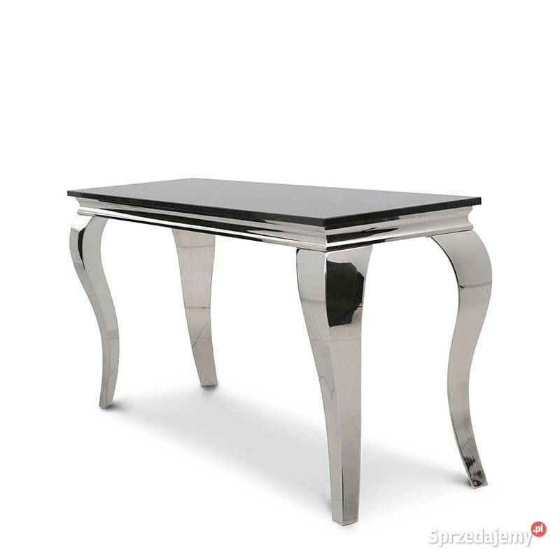 Konsola glamour Ludwik szklany blat kamienny 75cm sprzedam