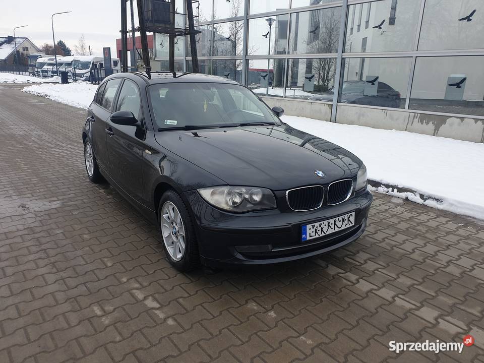 BMW Seria 1 20 Diesel 2008 I właściciel 6biegowa immobilizer Poznań