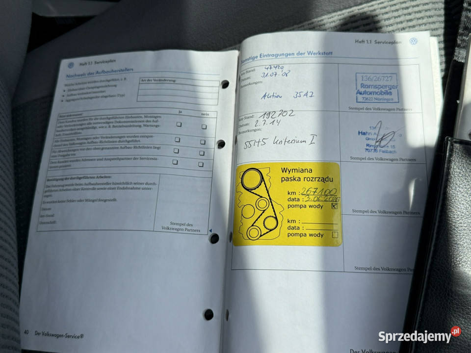 Volkswagen Caddy LIFEklimatroniksuper stan III autoalarm Dąbrowa