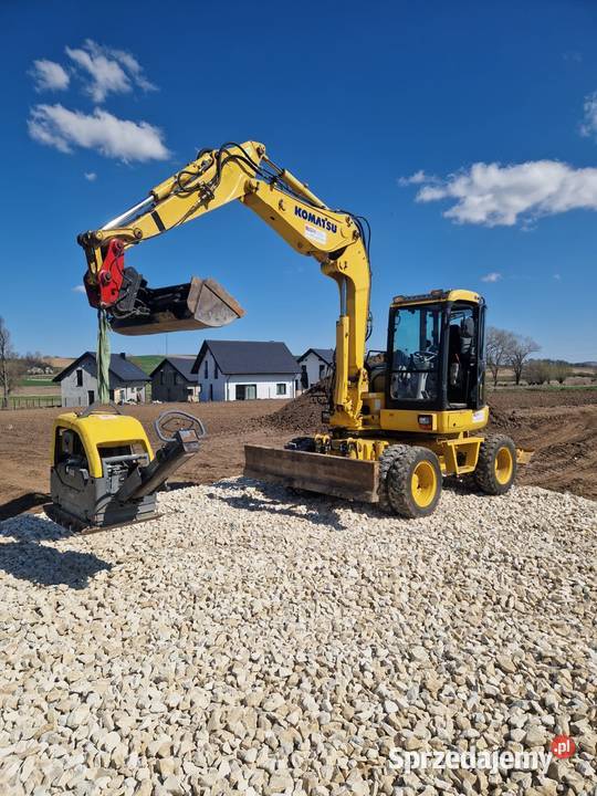 Koparka Komatsu PW98MR Wola Batorska