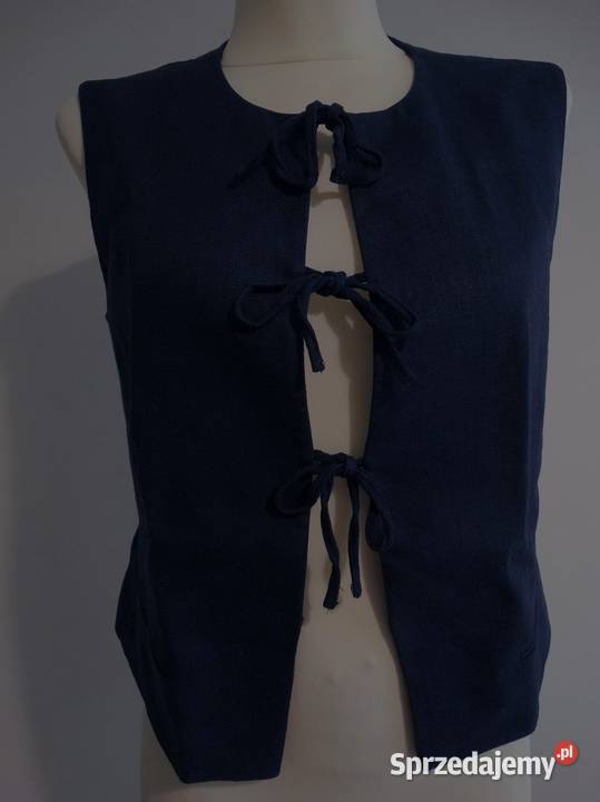 Kamizelka Garniturowa Lniana Len Wiskoza podlaskie Łomża