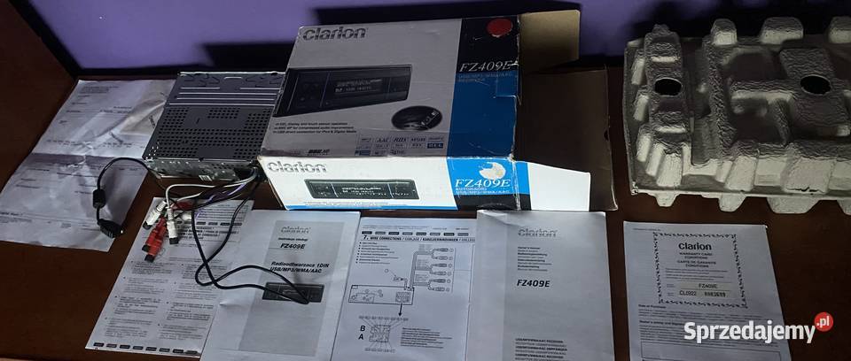 Clarion FX409E I komplet I Opakowanie I USB I Kępno sprzedam