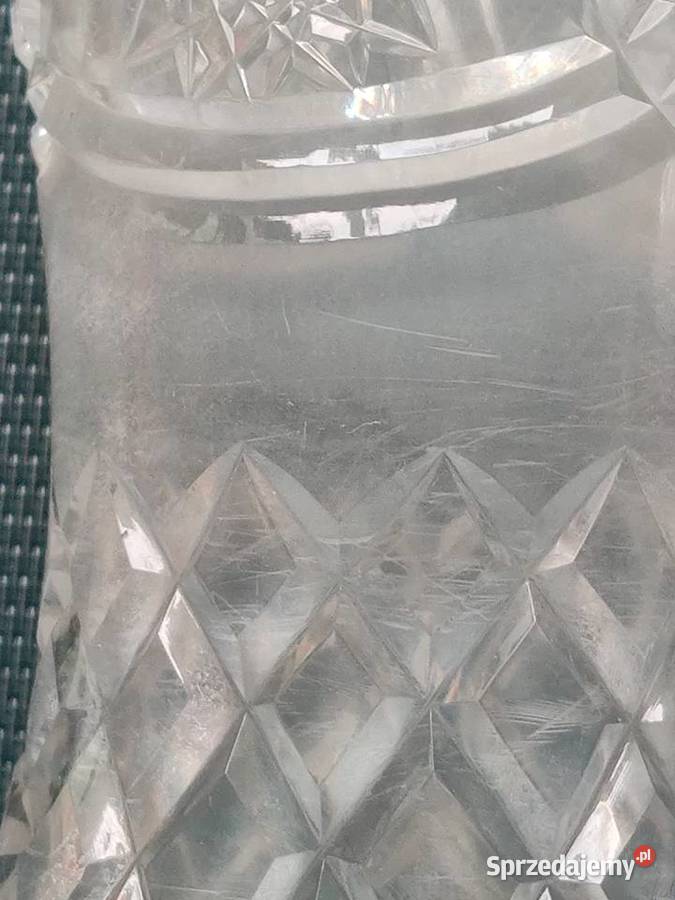 Wazon kryształowy Porcelana i szkło śląskie Myszków sprzedam