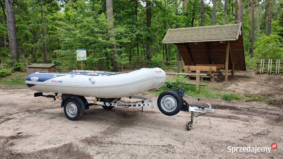 Zestaw Ponton Honwave Przyczepa Silnik Mława