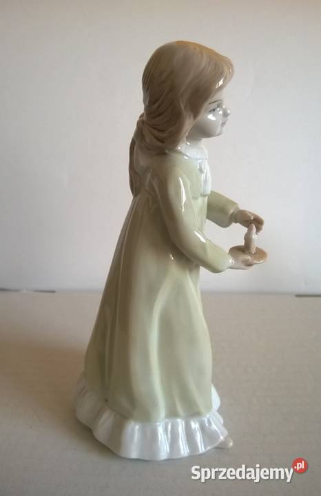 Figurka porcelanowa Dziewczynka ze świeczką mazowieckie Radom