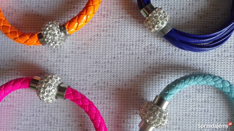 Bransoletki z cyrkoniami Moda i Styl małopolskie Olkusz sprzedam