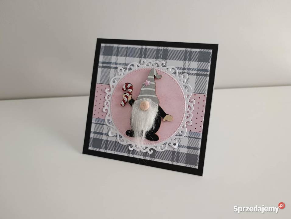Kartka ręcznie robiona bożonarodzeniowa handmade Łódź sprzedam