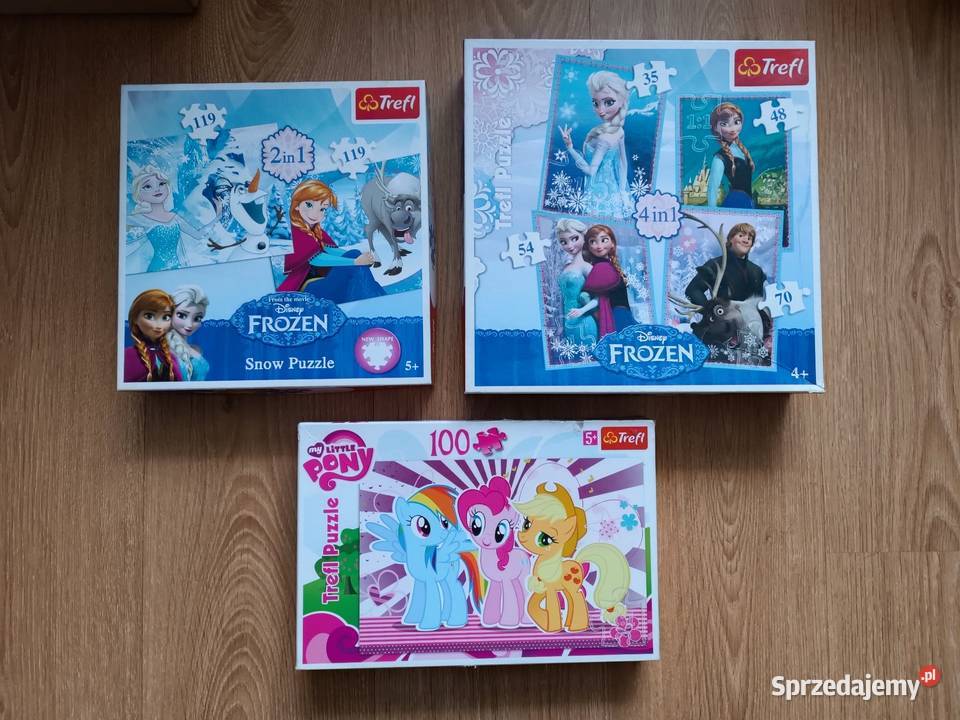 Zestaw 3 Puzzle TREFL dzieci Puzzle Szczyrk sprzedam