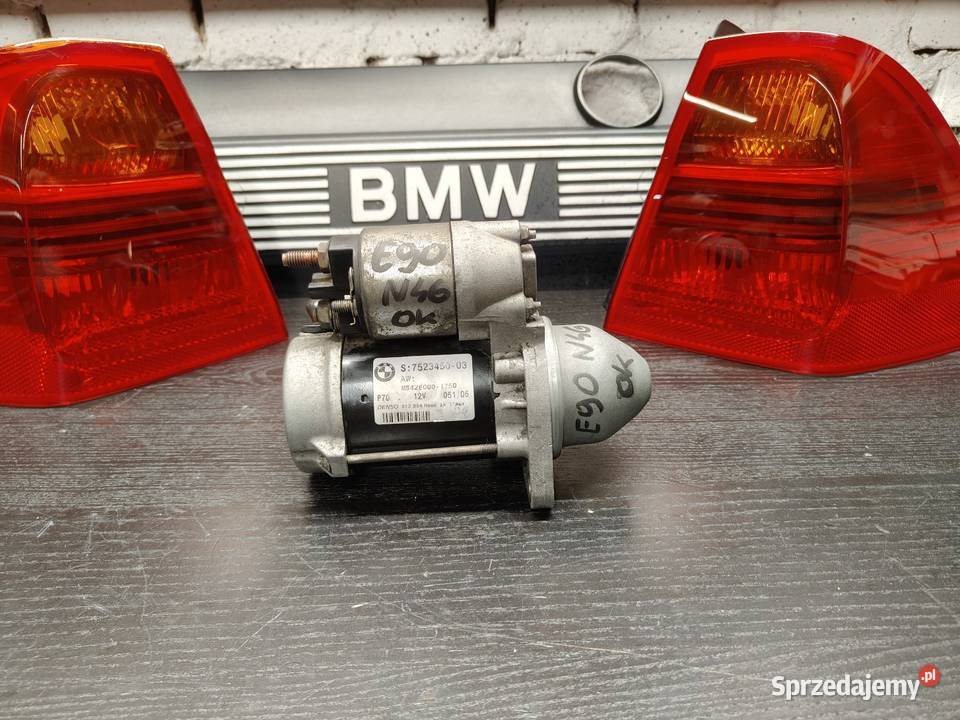 Bmw e90 e87 n46 rozrusznik 100 sprawny osobowe Aleksandrów Łódzki