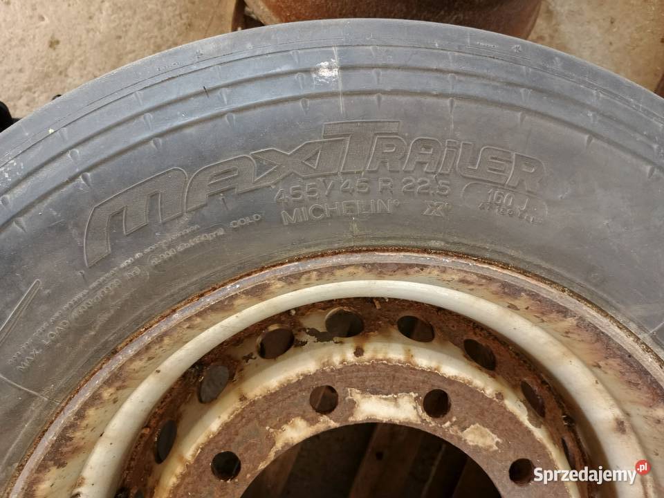 Koła do przyczepy rolnicze 45545 R 225 10 śrub Kunice