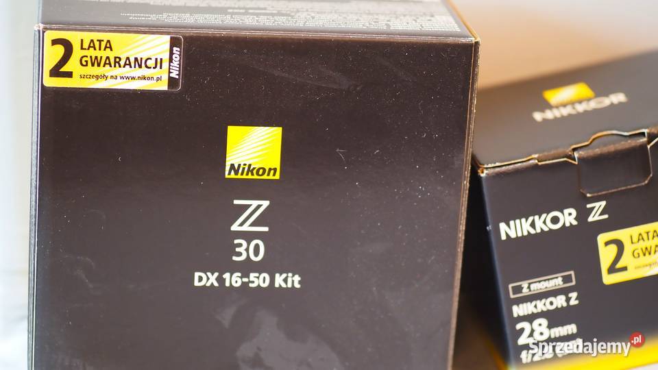 NIKON Z30 NIKKOR 1650mm NIKKOR 28mm Gwarancja mazowieckie Józefów sprzedam