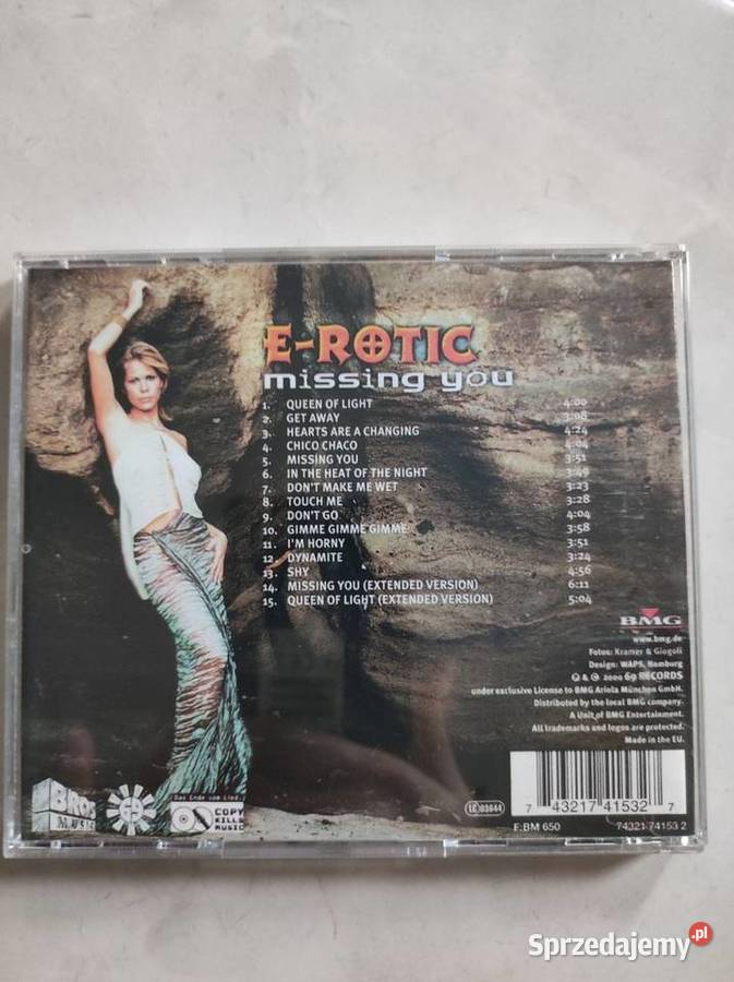 erotic missing you cd unikat kolekcjonerska Kielce