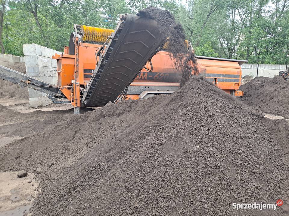 Ziemia ogrodowa humus czarnoziem przesiany