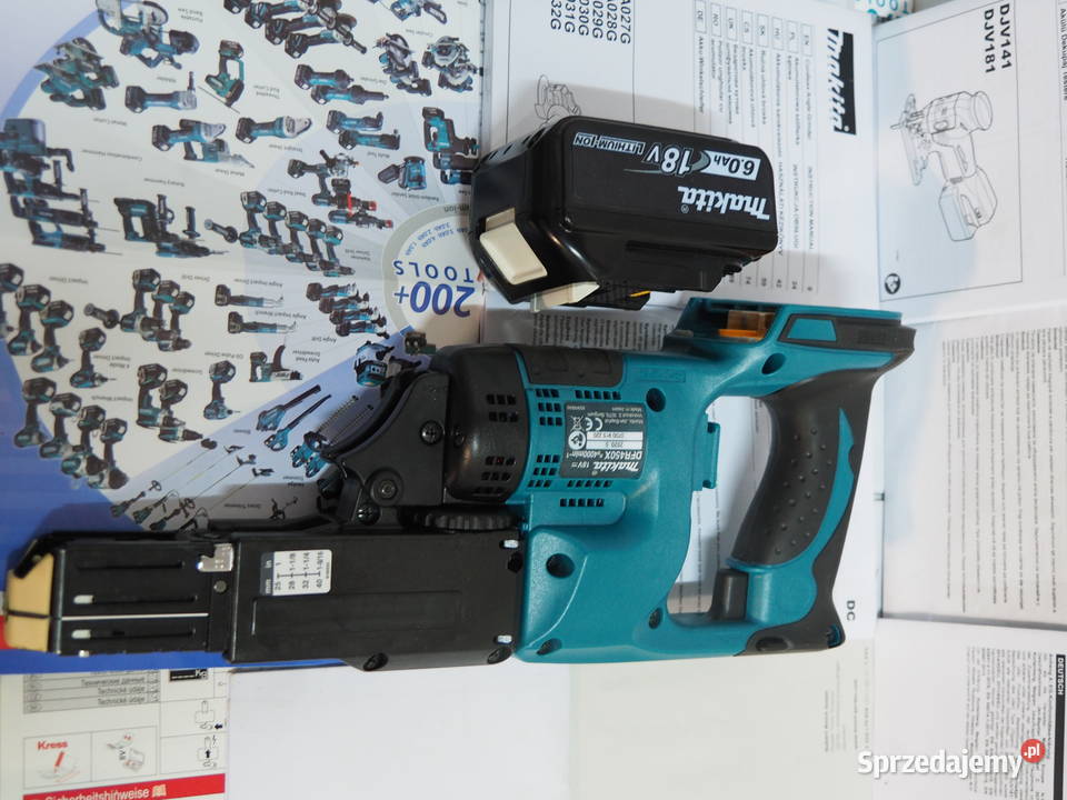 MAKITA DFR 450 wkrętarka taśmowa bateria 18v 6Ah Michałowice