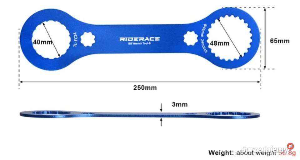 Klucz do nakrętki suportu SHIMANO 46MM 24 zębów śląskie Cieszyn