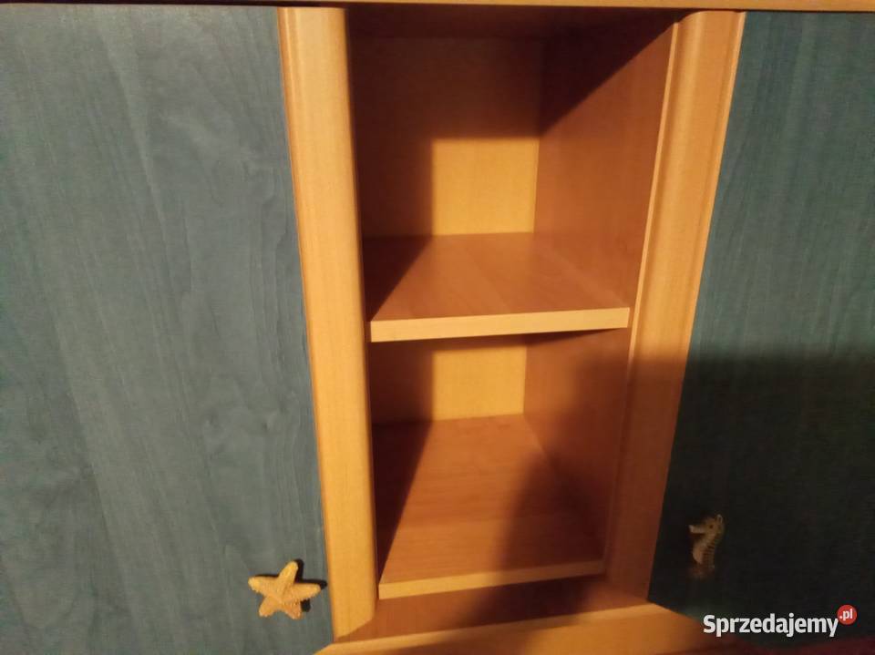 Biurko szkolne z morskimi elementami Warszawa