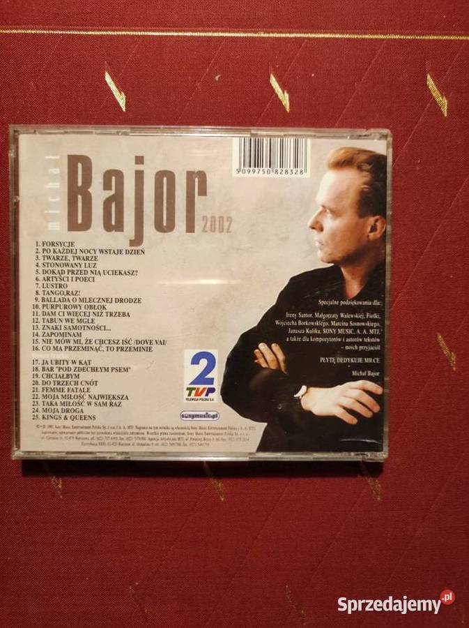 Płyta CD Twarze w lustrach Michał Bajor 2002 Kielce
